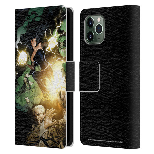 Justice League DC Comics Dark Comic Art Constantine and Zatanna Leather Book Wallet Case Cover For Apple iPhone 11 Pro