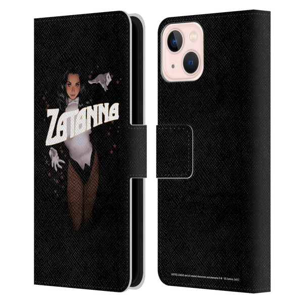 Justice League DC Comics Dark Comic Art Zatanna #15 Leather Book Wallet Case Cover For Apple iPhone 13