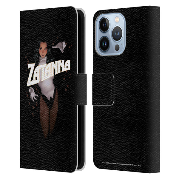 Justice League DC Comics Dark Comic Art Zatanna #15 Leather Book Wallet Case Cover For Apple iPhone 13 Pro