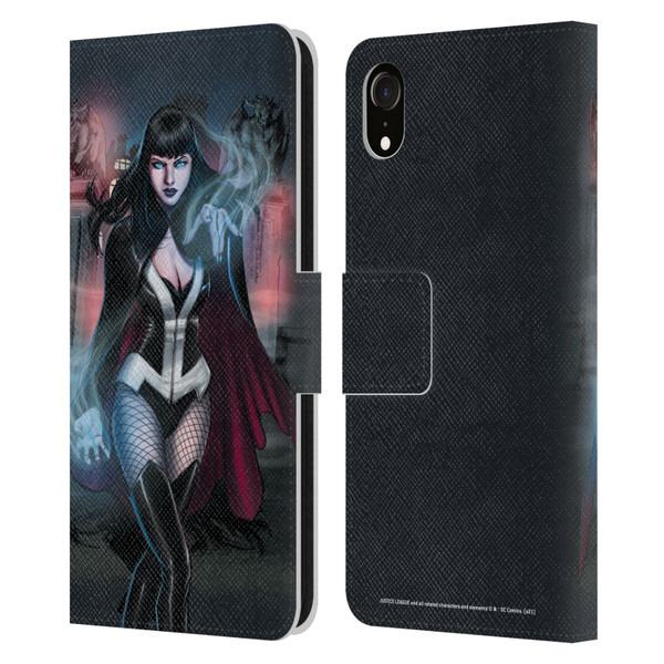 Justice League DC Comics Dark Comic Art Zatanna Futures End #1 Leather Book Wallet Case Cover For Apple iPhone XR