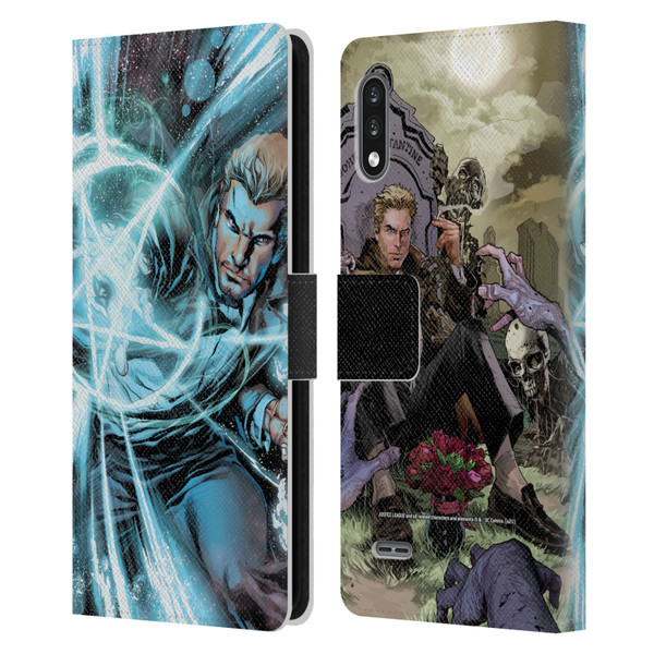 Justice League DC Comics Dark Comic Art Constantine #1 Leather Book Wallet Case Cover For LG K22