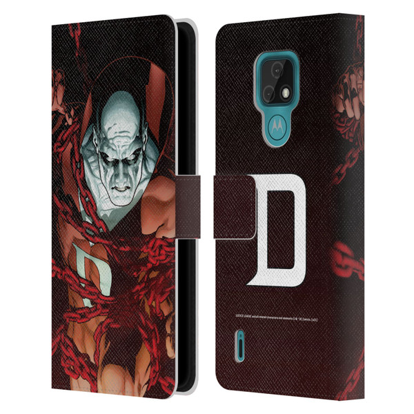 Justice League DC Comics Dark Comic Art Deadman #1 Leather Book Wallet Case Cover For Motorola Moto E7