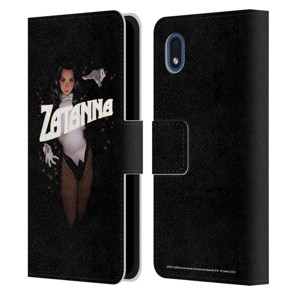 Justice League DC Comics Dark Comic Art Zatanna #15 Leather Book Wallet Case Cover For Samsung Galaxy A01 Core (2020)