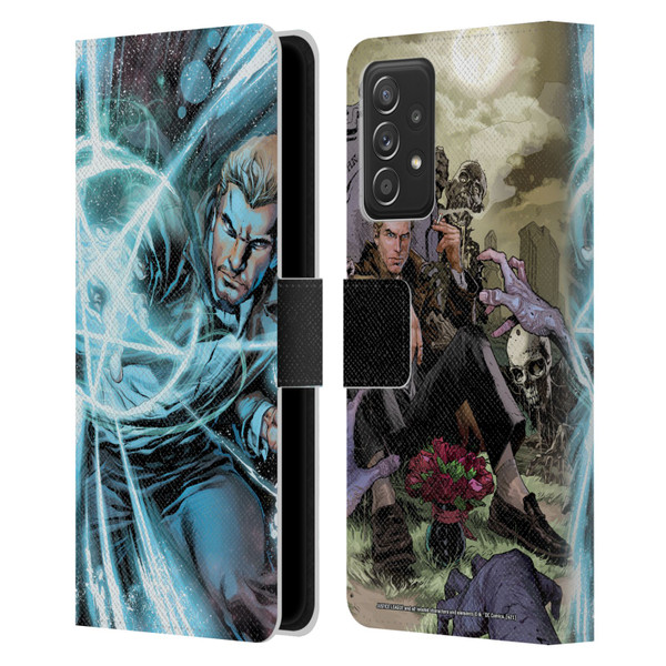 Justice League DC Comics Dark Comic Art Constantine #1 Leather Book Wallet Case Cover For Samsung Galaxy A52 / A52s / 5G (2021)