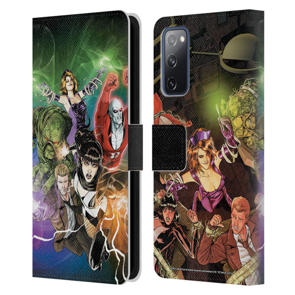 Justice League DC Comics Dark Comic Art #30 Group Leather Book Wallet Case Cover For Samsung Galaxy S20 FE / 5G