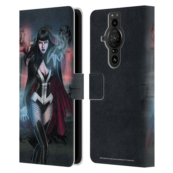 Justice League DC Comics Dark Comic Art Zatanna Futures End #1 Leather Book Wallet Case Cover For Sony Xperia Pro-I