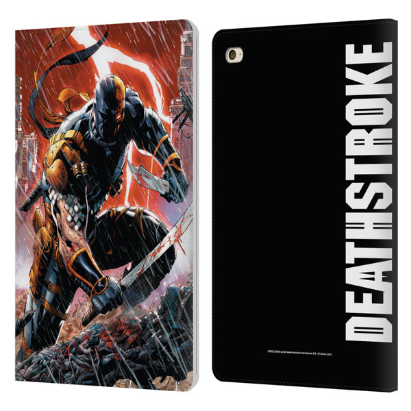 Justice League DC Comics Deathstroke Comic Art Vol. 1 Gods Of War Leather Book Wallet Case Cover For Apple iPad mini 4