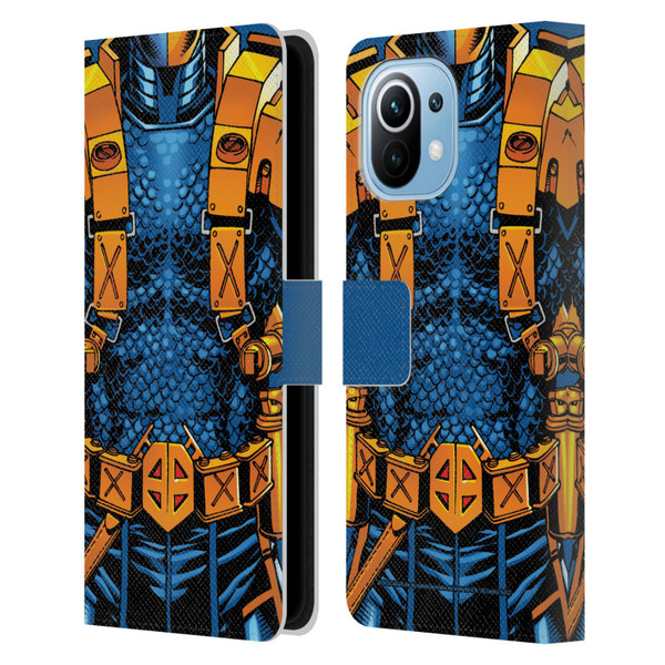 Justice League DC Comics Deathstroke Comic Art New 52 Costume Leather Book Wallet Case Cover For Xiaomi Mi 11