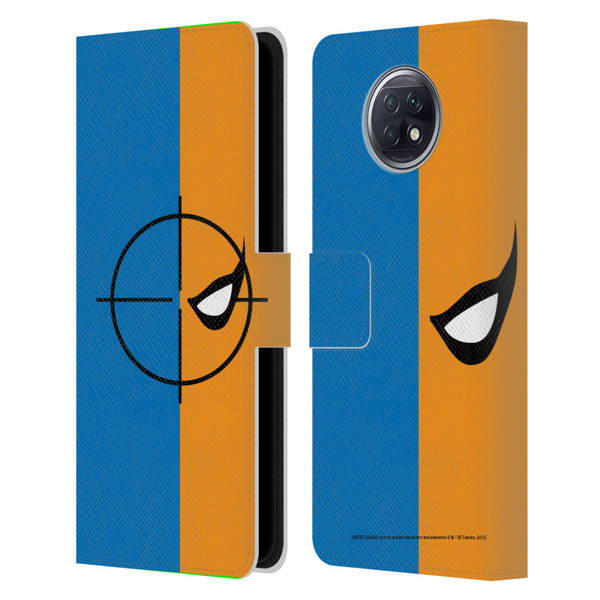 Justice League DC Comics Deathstroke Comic Art Logo Leather Book Wallet Case Cover For Xiaomi Redmi Note 9T 5G