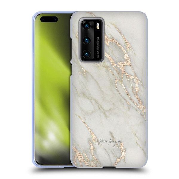 Nature Magick Marble Metallics Gold Soft Gel Case for Huawei P40 5G