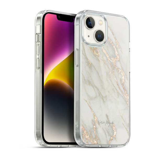 Nature Magick Marble Metallics Gold Soft Gel Case for Apple iPhone 14