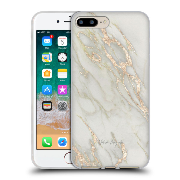Nature Magick Marble Metallics Gold Soft Gel Case for Apple iPhone 7 Plus / iPhone 8 Plus