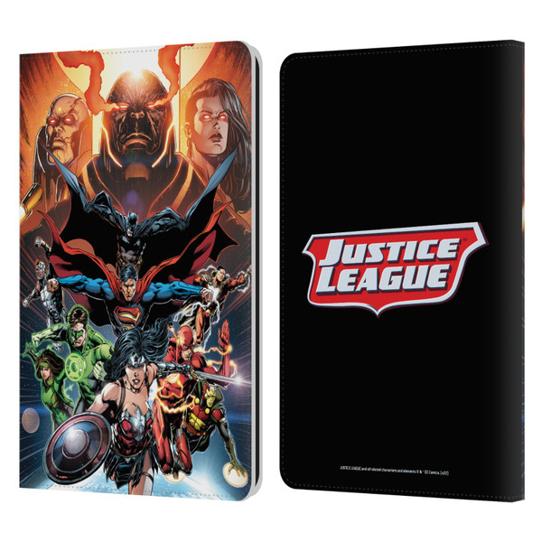 Justice League DC Comics Comic Book Covers #10 Darkseid War Leather Book Wallet Case Cover For Amazon Kindle Paperwhite 1 / 2 / 3