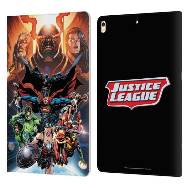 Justice League DC Comics Comic Book Covers #10 Darkseid War Leather Book Wallet Case Cover For Apple iPad Pro 10.5 (2017)