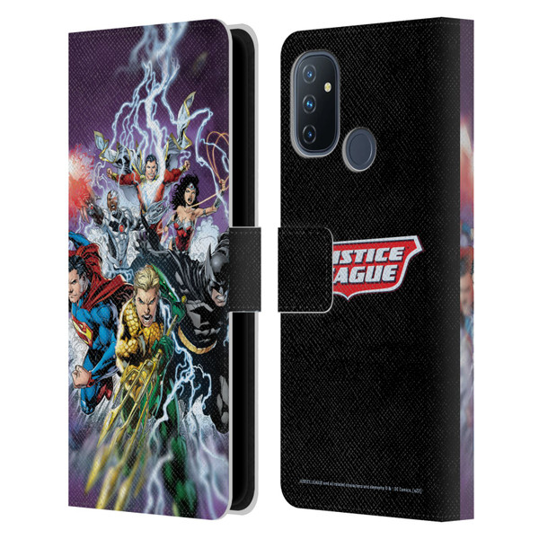 Justice League DC Comics Comic Book Covers New 52 #15 Leather Book Wallet Case Cover For OnePlus Nord N100