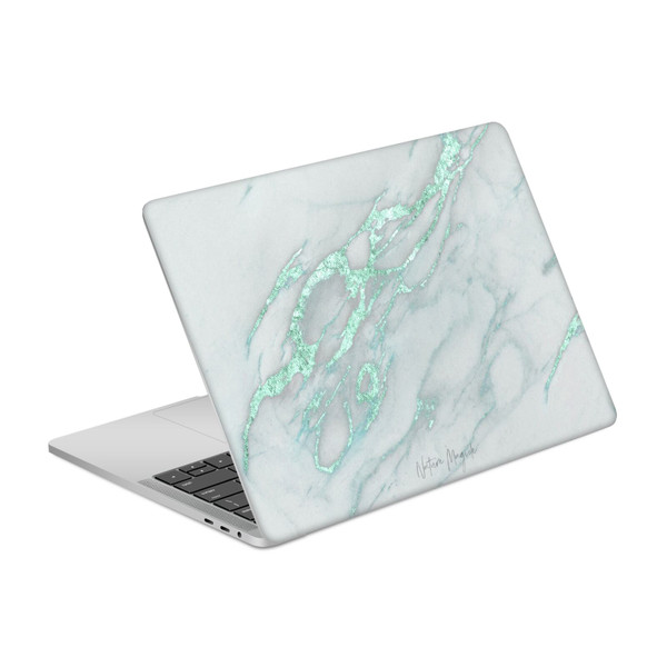 Nature Magick Marble Metallics Teal Vinyl Sticker Skin Decal Cover for Apple MacBook Pro 13" A2338