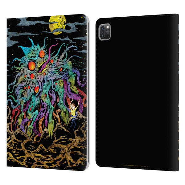 Rick And Morty Season 1 & 2 Graphics The Dunrick Horror Leather Book Wallet Case Cover For Apple iPad Pro 11 2020 / 2021 / 2022