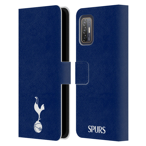 Tottenham Hotspur F.C. Badge Small Cockerel Leather Book Wallet Case Cover For HTC Desire 21 Pro 5G