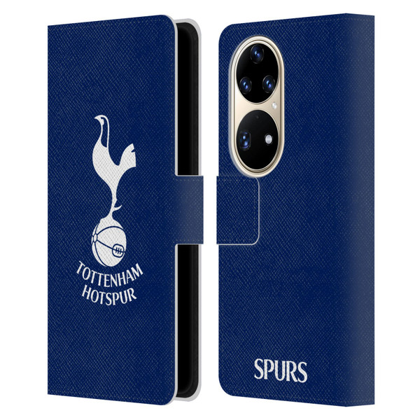 Tottenham Hotspur F.C. Badge Cockerel Leather Book Wallet Case Cover For Huawei P50 Pro