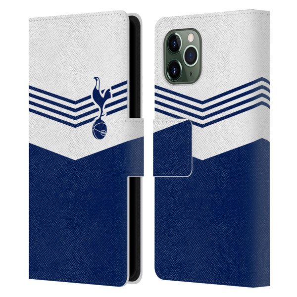 Tottenham Hotspur F.C. Badge 1978 Stripes Leather Book Wallet Case Cover For Apple iPhone 11 Pro