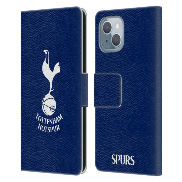 Tottenham Hotspur F.C. Badge Cockerel Leather Book Wallet Case Cover For Apple iPhone 14