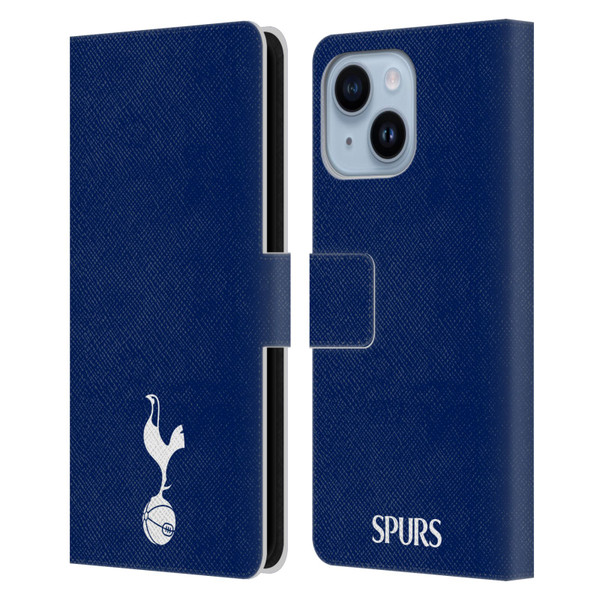 Tottenham Hotspur F.C. Badge Small Cockerel Leather Book Wallet Case Cover For Apple iPhone 14 Plus