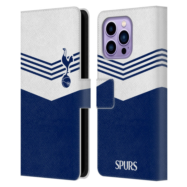 Tottenham Hotspur F.C. Badge 1978 Stripes Leather Book Wallet Case Cover For Apple iPhone 14 Pro Max