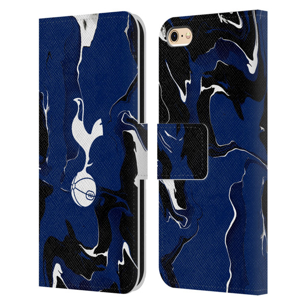 Tottenham Hotspur F.C. Badge Marble Leather Book Wallet Case Cover For Apple iPhone 6 / iPhone 6s