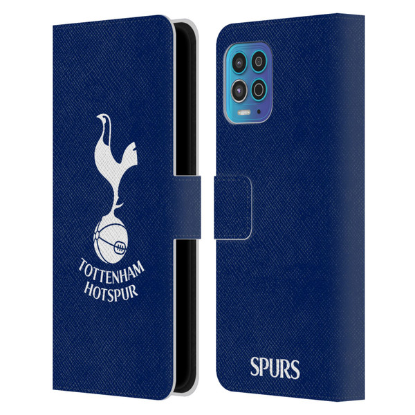Tottenham Hotspur F.C. Badge Cockerel Leather Book Wallet Case Cover For Motorola Moto G100