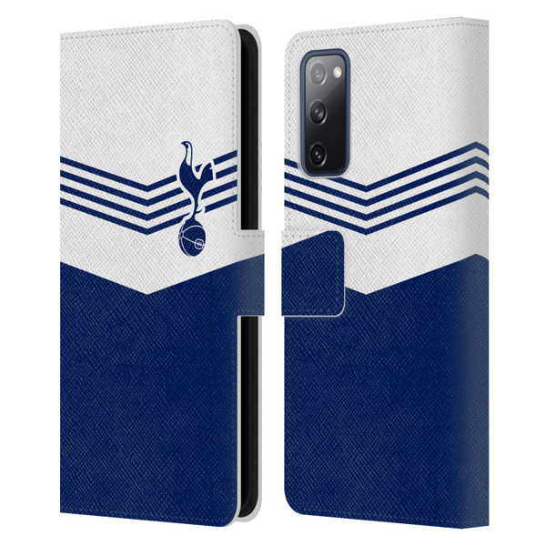 Tottenham Hotspur F.C. Badge 1978 Stripes Leather Book Wallet Case Cover For Samsung Galaxy S20 FE / 5G