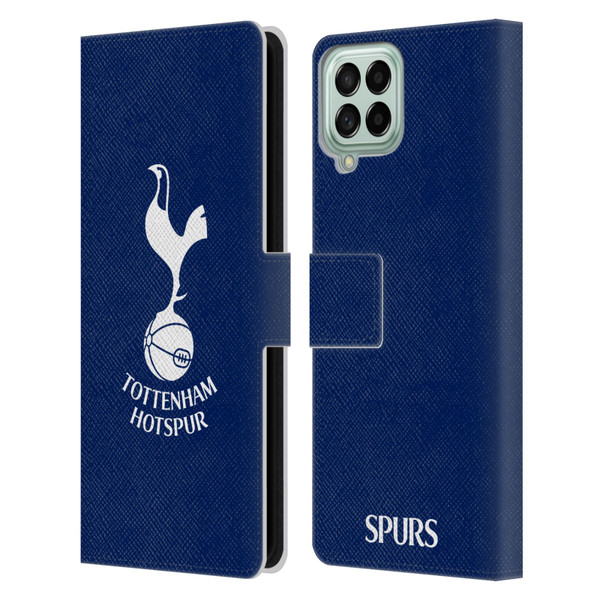 Tottenham Hotspur F.C. Badge Cockerel Leather Book Wallet Case Cover For Samsung Galaxy M53 (2022)