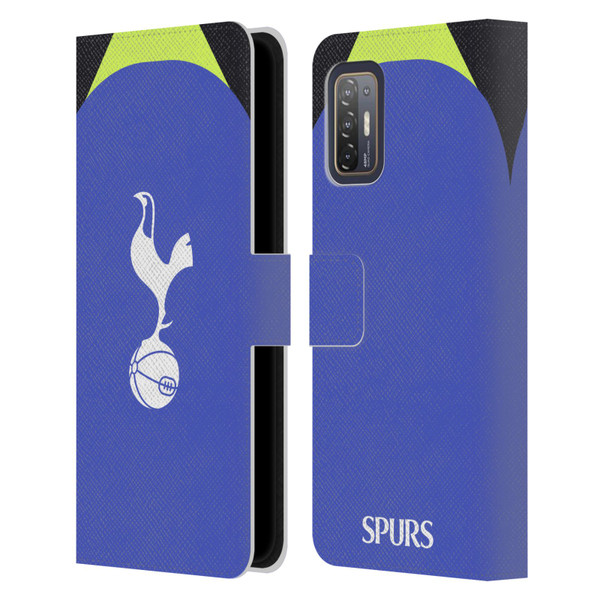 Tottenham Hotspur F.C. 2022/23 Badge Kit Away Leather Book Wallet Case Cover For HTC Desire 21 Pro 5G