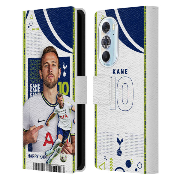 Tottenham Hotspur F.C. 2022/23 First Team Harry Kane Leather Book Wallet Case Cover For Motorola Edge X30