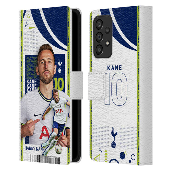 Tottenham Hotspur F.C. 2022/23 First Team Harry Kane Leather Book Wallet Case Cover For Samsung Galaxy A33 5G (2022)