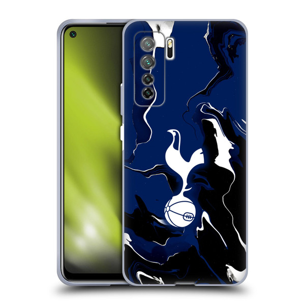 Tottenham Hotspur F.C. Badge Marble Soft Gel Case for Huawei Nova 7 SE/P40 Lite 5G