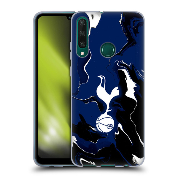 Tottenham Hotspur F.C. Badge Marble Soft Gel Case for Huawei Y6p