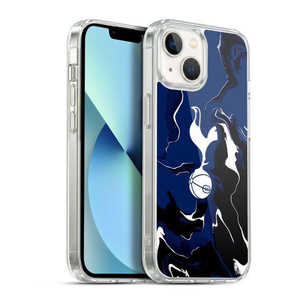 Tottenham Hotspur F.C. Badge Marble Soft Gel Case for Apple iPhone 13