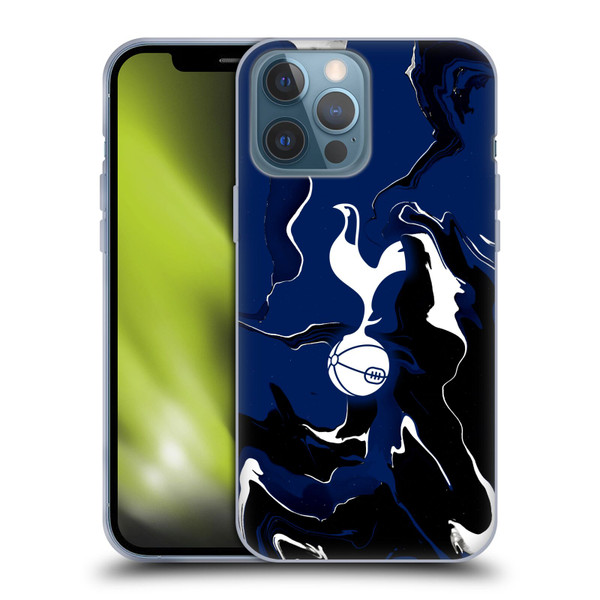 Tottenham Hotspur F.C. Badge Marble Soft Gel Case for Apple iPhone 13 Pro Max