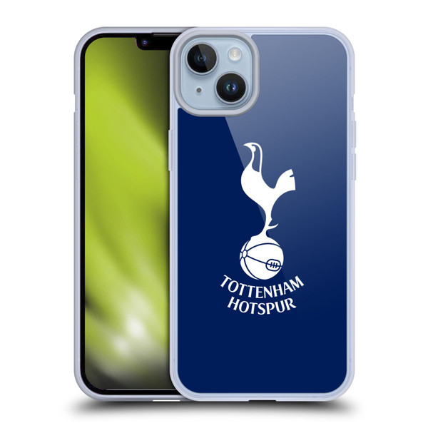 Tottenham Hotspur F.C. Badge Cockerel Soft Gel Case for Apple iPhone 14 Plus