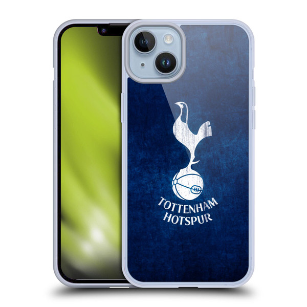 Tottenham Hotspur F.C. Badge Distressed Soft Gel Case for Apple iPhone 14 Plus