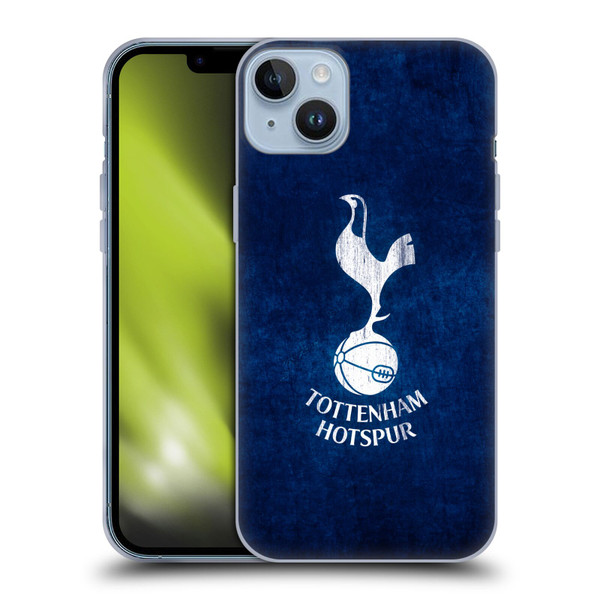 Tottenham Hotspur F.C. Badge Distressed Soft Gel Case for Apple iPhone 14 Plus
