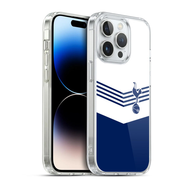Tottenham Hotspur F.C. Badge 1978 Stripes Soft Gel Case for Apple iPhone 14 Pro & MagSafe