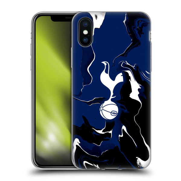 Tottenham Hotspur F.C. Badge Marble Soft Gel Case for Apple iPhone X / iPhone XS