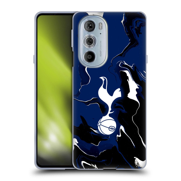 Tottenham Hotspur F.C. Badge Marble Soft Gel Case for Motorola Edge X30