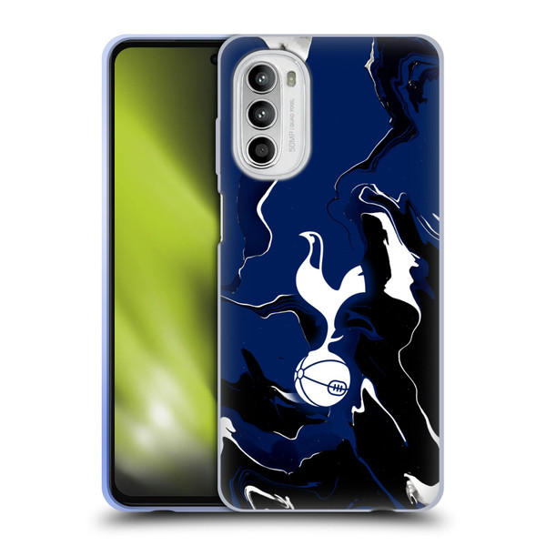 Tottenham Hotspur F.C. Badge Marble Soft Gel Case for Motorola Moto G52