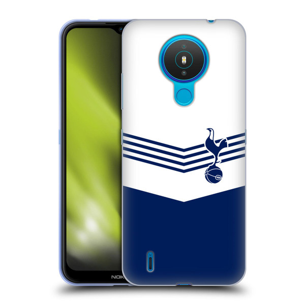 Tottenham Hotspur F.C. Badge 1978 Stripes Soft Gel Case for Nokia 1.4