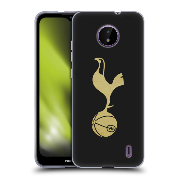 Tottenham Hotspur F.C. Badge Black And Gold Soft Gel Case for Nokia C10 / C20