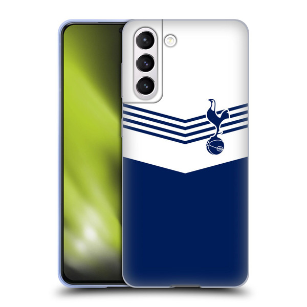 Tottenham Hotspur F.C. Badge 1978 Stripes Soft Gel Case for Samsung Galaxy S21 5G