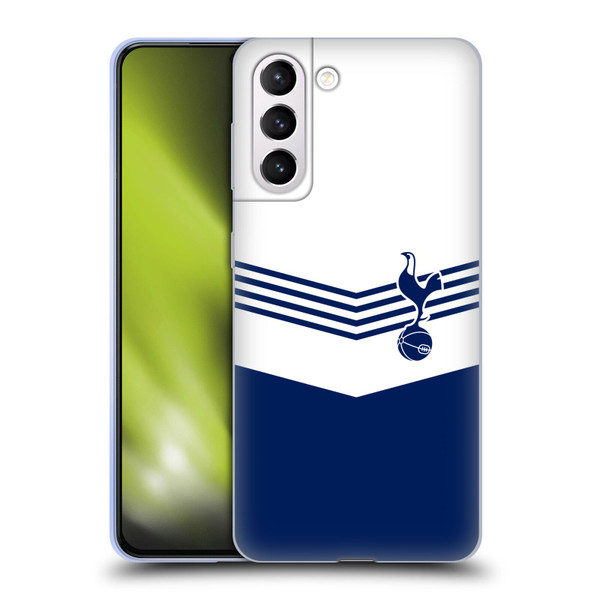 Tottenham Hotspur F.C. Badge 1978 Stripes Soft Gel Case for Samsung Galaxy S21+ 5G