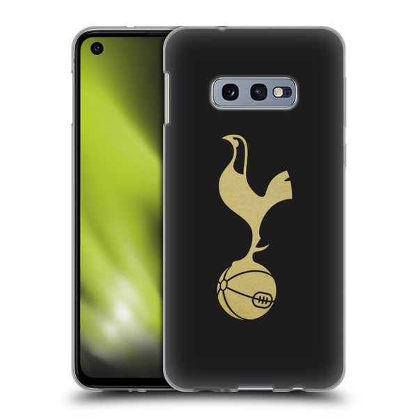 Tottenham Hotspur F.C. Badge Black And Gold Soft Gel Case for Samsung Galaxy S10e